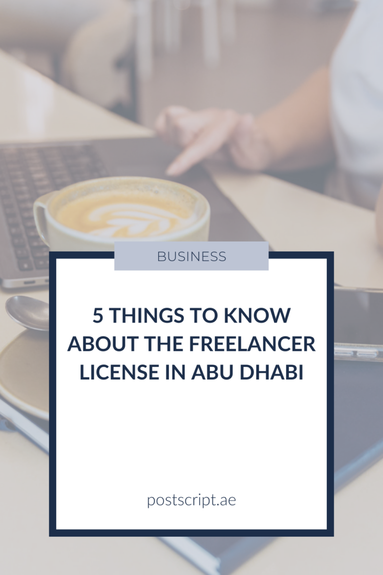 5 things to know about the Abu Dhabi Freelancer License