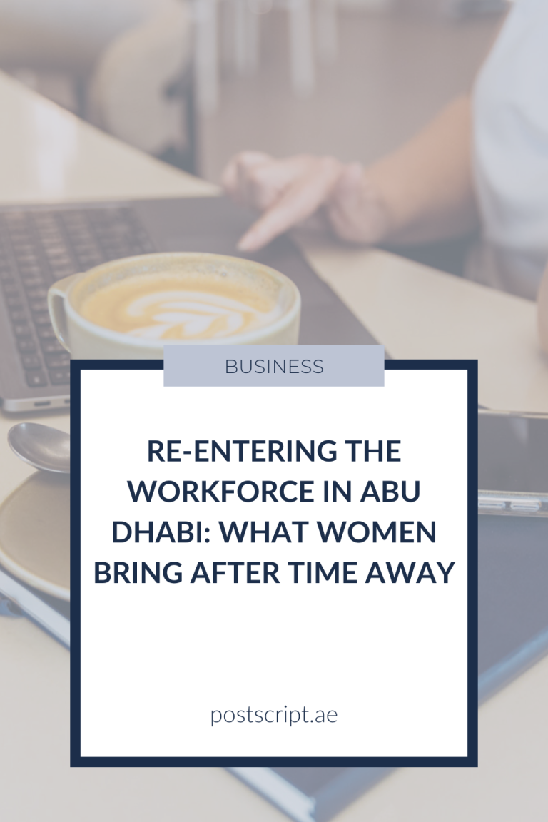 re-entering the workforce Abu Dhabi